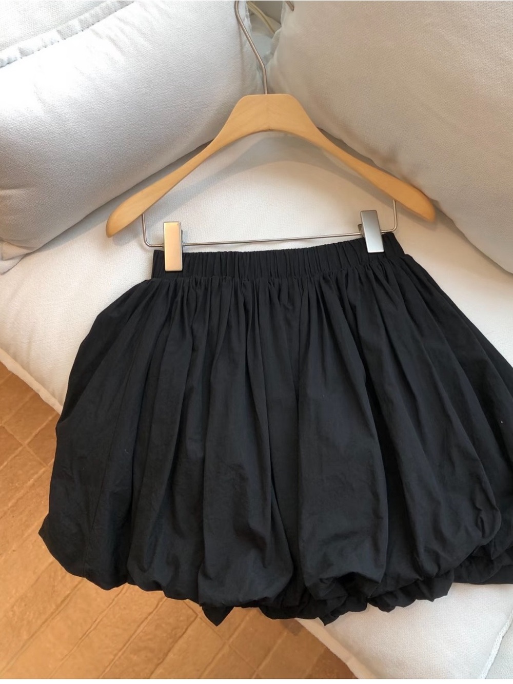 Vintage Black Bubble Circle Skirt